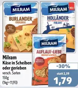 Aktiv Irma Milram Käse in Scheiben oder gerieben Angebot