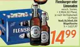 inkoop Flensburger oder Limonaden Angebot
