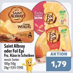 Aktiv Irma Saint Albray oder Fol Epi Frz. Käse in Scheiben Angebot