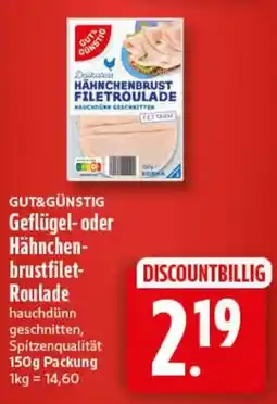 Elli Markt Delikatess Hähnchenbrust Filetrolade Angebot