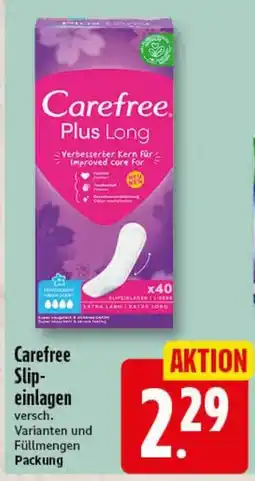 Elli Markt Carefree Slip-einlagen Angebot