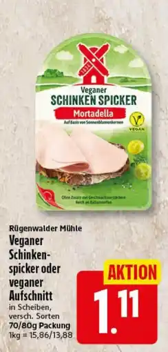 Elli Markt Rügenwalder Mühle Veganer Schinken-spicker Angebot
