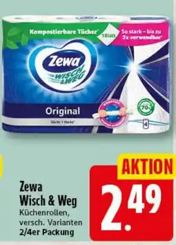 Elli Markt Zewa Wisch & Weg Küchenrollen Angebot