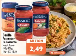 Aktiv Irma Barilla Pesto oder Pastasaucen Angebot