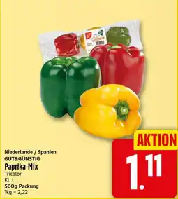 Elli Markt GUT&GÜNSTIG Paprika-Mix Angebot