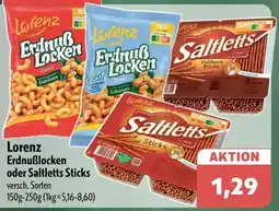 Aktiv Irma Lorenz Erdnusslocken oder Saltletts Sticks Angebot