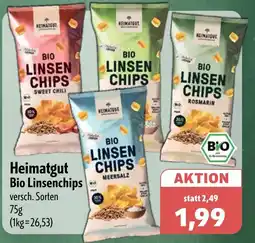 Aktiv Irma Heimatgut Bio Linsen chips Angebot