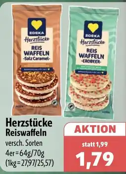 Aktiv Irma Herzstücke Reiswaffeln Angebot