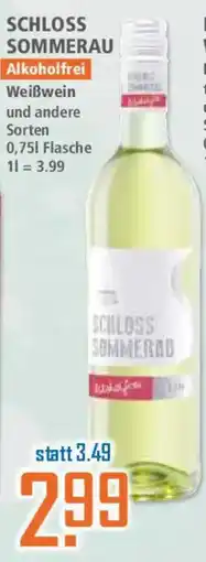 Klaas und Kock Schloss Sommerau Alkoholfrei Weißwein Angebot