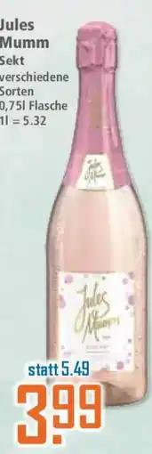Klaas und Kock Jules Mumm Sekt Angebot