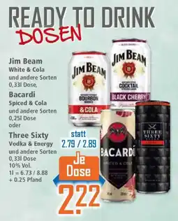 Klaas und Kock Jim Beam White & Cola Angebot