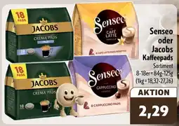 Aktiv Irma Senseo oder Jacobs Kaffeepads Angebot