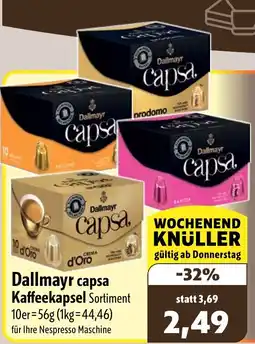 Aktiv Irma Dallmayr capsakaffee Angebot