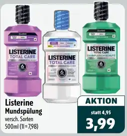 Aktiv Irma Listerine Mundspülung Angebot