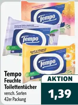 Aktiv Irma Tempo Feuchte Toilettentücher Angebot
