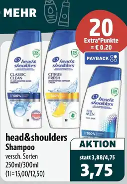 Aktiv Irma head&shoulders Shampoo Angebot