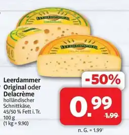 Markant Markt Leerdammer Original oder Delacrème Angebot
