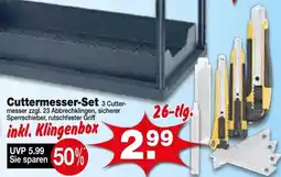 Krümet Sonderposten Cuttermesser-Set Angebot