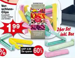 Krümet Sonderposten GOURMETMAXX Verschlussclips Angebot