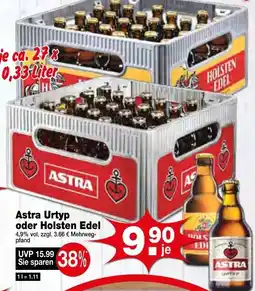 Krümet Sonderposten Astra Urtyp oder Holsten Edel Angebot