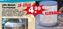 Krümet Sonderposten LED-Metall-Tischlampe Angebot