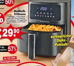Krümet Sonderposten Heißluftfritteuse GOURMETMAXX Angebot