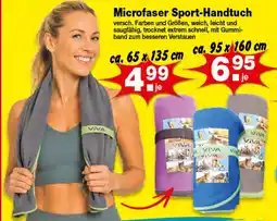 Krümet Sonderposten Microfaser Sport-Handtuch VIVA Angebot