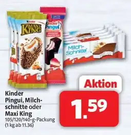 Markant Markt Kinder Pingui, Milch-schnitte oder Maxi King Angebot