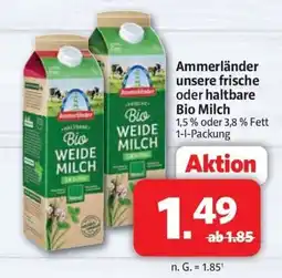 Markant Markt Ammerländer Bio Weide Milch Angebot