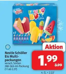 Markant Markt Nestle Schöller Eis Multi-packungen Angebot