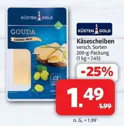 Markant Markt KÜSTEN GOLD Käsescheiben Angebot
