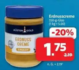 Markant Markt KÜSTEN GOLD ERDNUSS CREME Angebot