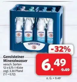 Markant Markt Gerolsteiner Mineralwasser Angebot