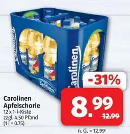 Markant Markt Carolinen Apfelschorle Angebot
