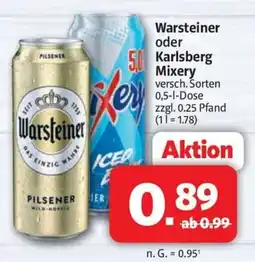 Markant Markt Warsteiner oder Karlsberg Mixery Angebot