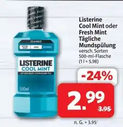 Markant Markt Listerine Cool Mint Angebot