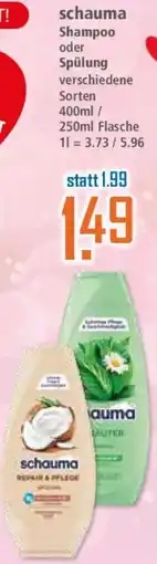 Klaas und Kock schauma Shampoo oder Spülung Angebot