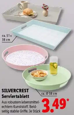 Lidl SILVERCREST Serviertablett Angebot
