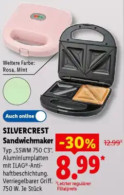 Lidl SILVERCREST Sandwichmaker Angebot