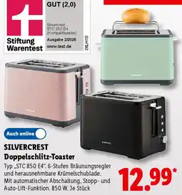 Lidl SILVERCREST Doppelschlitz-Toaster Angebot