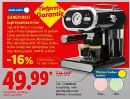Lidl SILVERCREST Espressomaschine Angebot