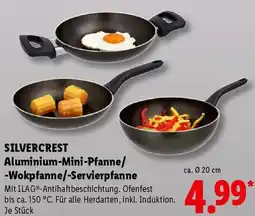 Lidl SILVERCREST Aluminium-Mini-Pfanne/ -Wokpfanne/-Servierpfanne Angebot