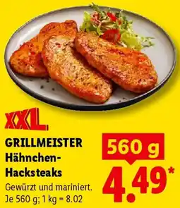 Lidl GRILLMEISTER Hähnchen Hacksteaks Angebot