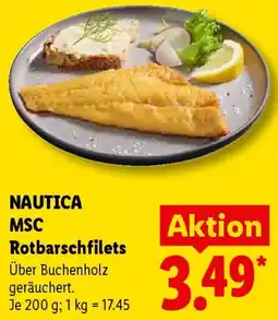 Lidl NAUTICA MSC Rotbarschfilets Angebot