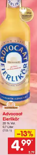 Netto Marken-Discount Advocaat Eierlikör Angebot