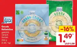 Netto Marken-Discount GUTES Land Gouda Reibekäse Angebot
