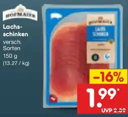 Netto Marken-Discount HOFMAIER Lachsschinken Angebot