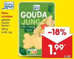 Netto Marken-Discount GUTES Land Käsescheiben Angebot