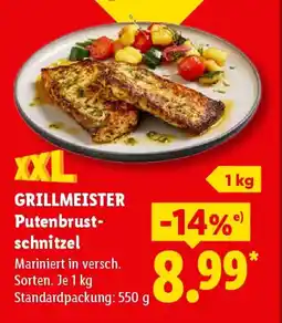 Lidl GRILLMEISTER Putenbrustschnitzel Angebot