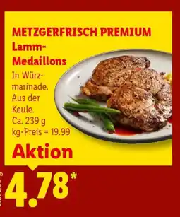 Lidl METZGERFRISCH PREMIUM Lamm- Medaillons Angebot